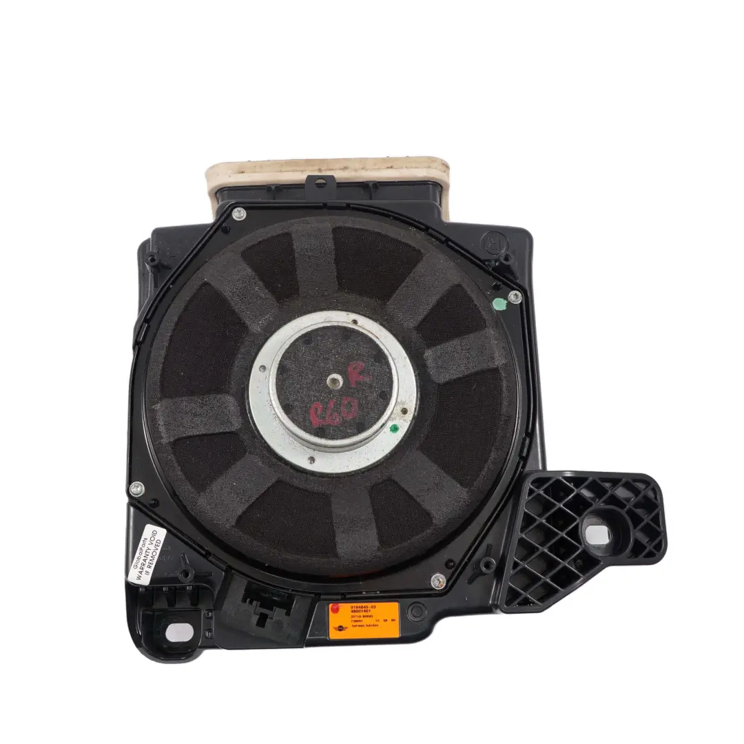 Altavoz HiFi Derecho Central Bass Harman Kardon 9194845 para Mini Countryman R60 con número de pieza 9239778 Mini Countryman R60 Altavoz HiFi Derecho Central Bass Harman Kardon 9194845 - SKU 9239778 - Número de pieza 9239778