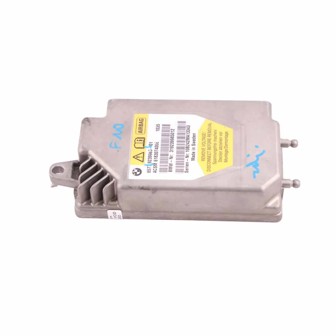 BMW F10 F11 Steuergerät ECU Modul Airbag Sicherheitseinheit - SKU 9239985 - Teilenummer 9248096