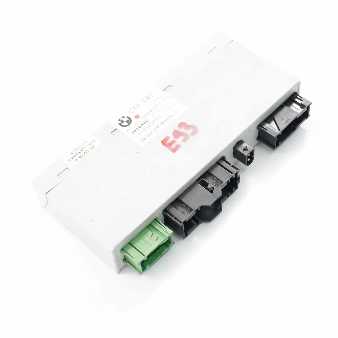 Capot Cabriolet Module ecu Appareil de Commande Ctm pour BMW E93 à propos du numéro de pièce 9240077 BMW E93 Capot Cabriolet Module ecu Appareil de Commande Ctm - SKU 9240077 - Numéro de pièce 9240077