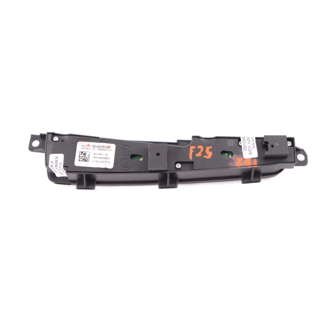  Control Panel BMW X3 F25 X4 F26 Centre Console Switch Buttons PDC - SKU rhd-9240293 - Part number 9240293