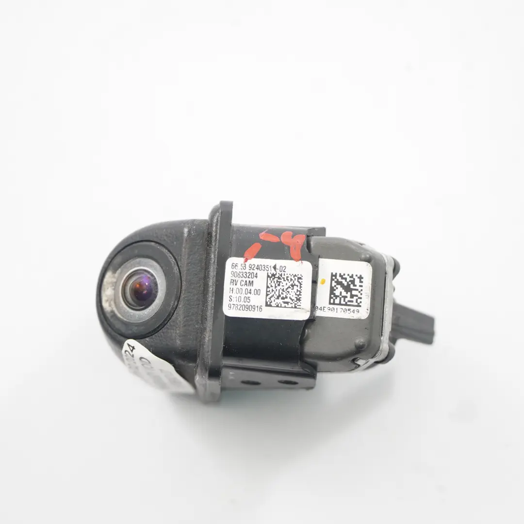 BMW F20 F10 F30 X5 E70 Trunk Lid Rear View Reversing Camera Backup - SKU 9240351-4 - Part number 9240351