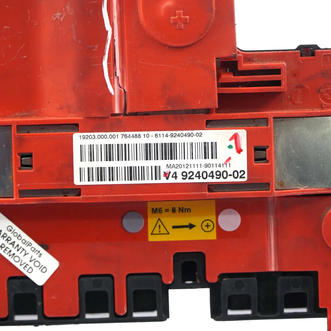 Bateria B+ Caja De Distribucion Trasera para BMW F01 F02 F10 F11 con número de pieza 9240490 BMW F01 F02 F10 F11 Bateria B+ Caja De Distribucion Trasera - SKU 9240490-1 - Número de pieza 9240490
