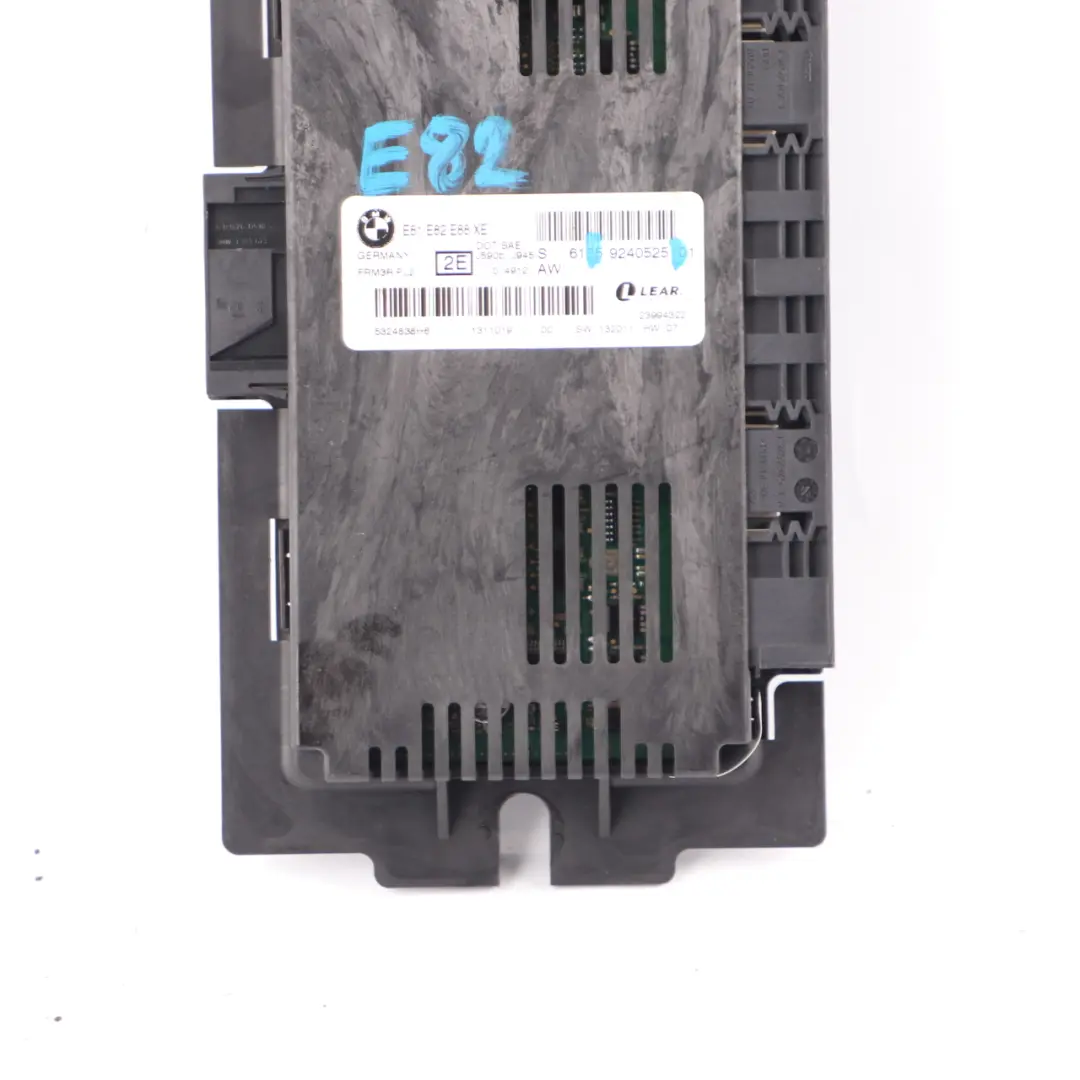 BMW E82 Footwell Light Module Control Unit ECU PL2 FRM3R Lear - SKU 9240525 - Part number 9240525