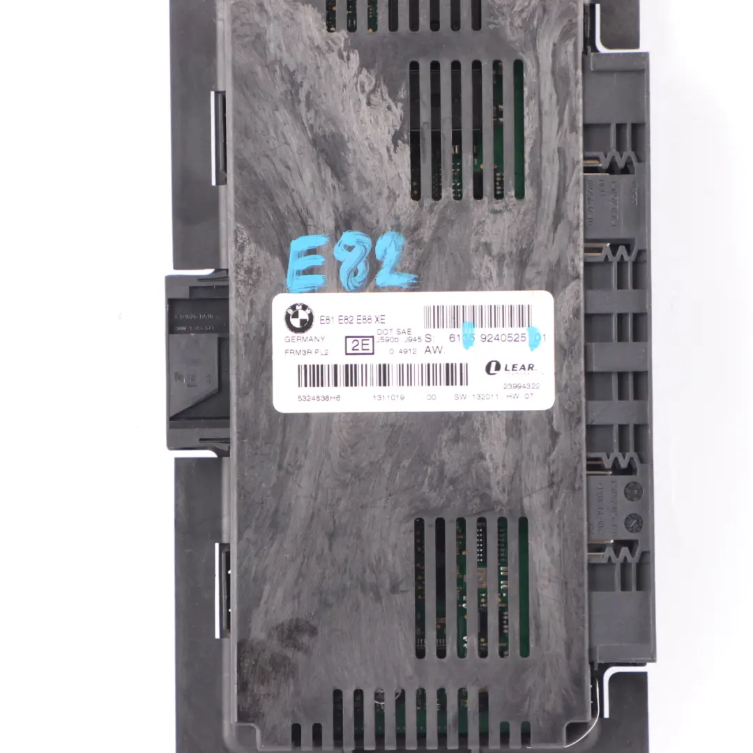 BMW E82 Footwell Light Module Control Unit ECU PL2 FRM3R Lear - SKU 9240525 - Part number 9240525
