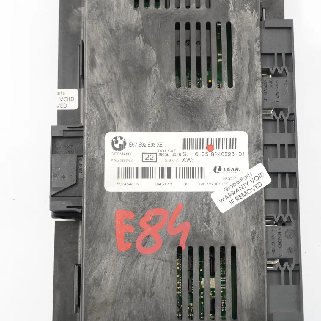 BMW X1 E84 Footwell Xenon Light Control Module Lear FRM3R PL2 - SKU 9240528-2 - Part number 9240528