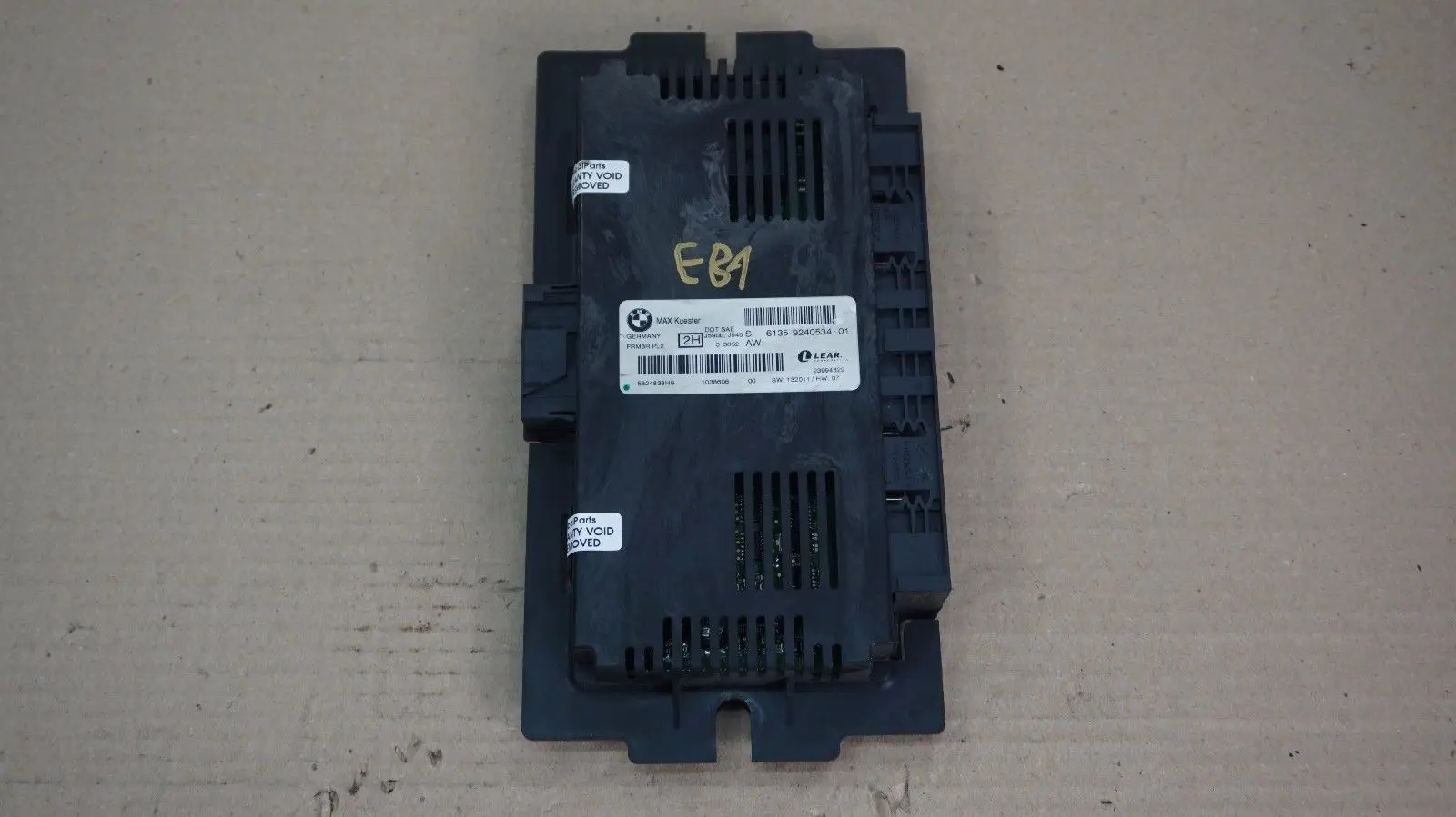 BMW 1 er E81 Fussraummodul Modul Licht PL2 FRM3R MAX Kuester 9240534