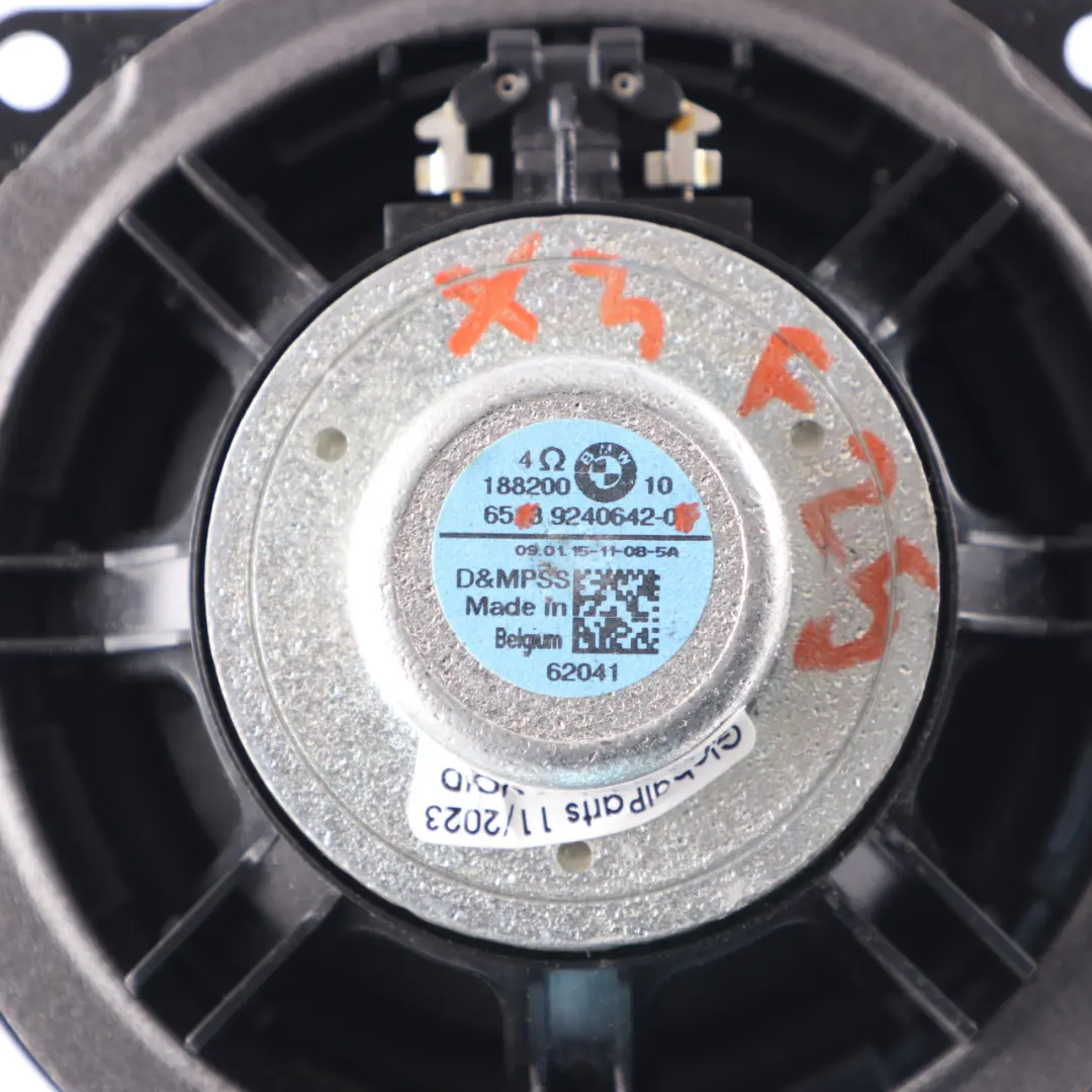 BMW X3 F25 Loudspeaker Speaker Front Door Mid-Range Left Right N/O/S - SKU 9240642 - Part number 9240642