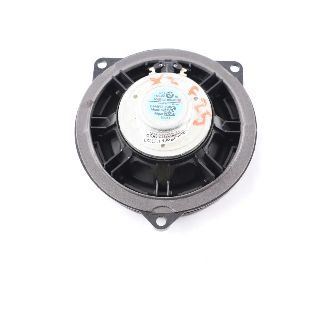 Altavoz Puerta Delantera Rango Medio Izquierdo Derecho para BMW X3 F25 con número de pieza 9240642 BMW X3 F25 Altavoz Puerta Delantera Rango Medio Izquierdo Derecho - SKU 9240642 - Número de pieza 9240642