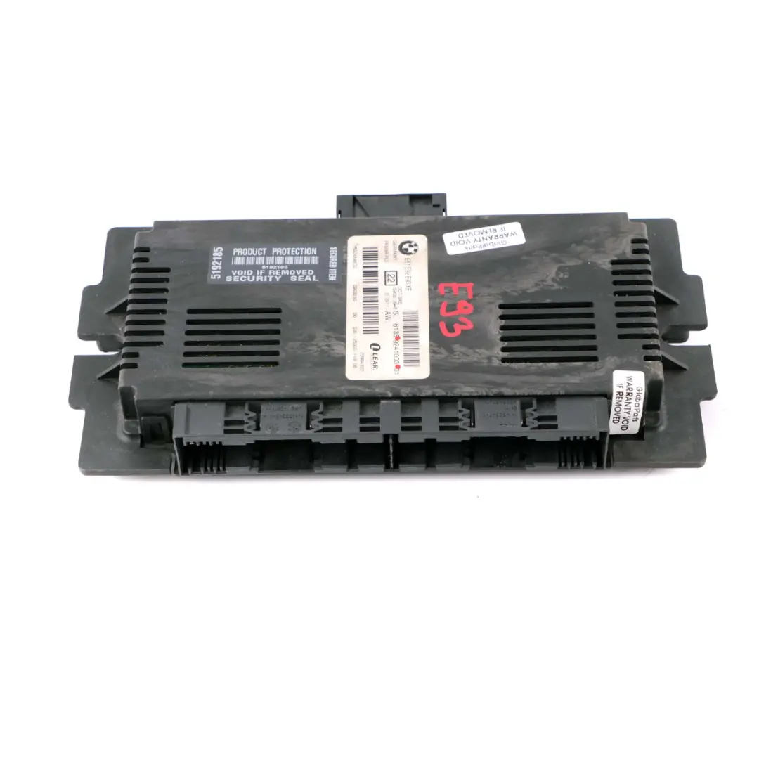 BMW E93 Light Control Footwell Module ECU Unit FRM3R PL2 Lear - SKU 9241003 - Part number 9241003