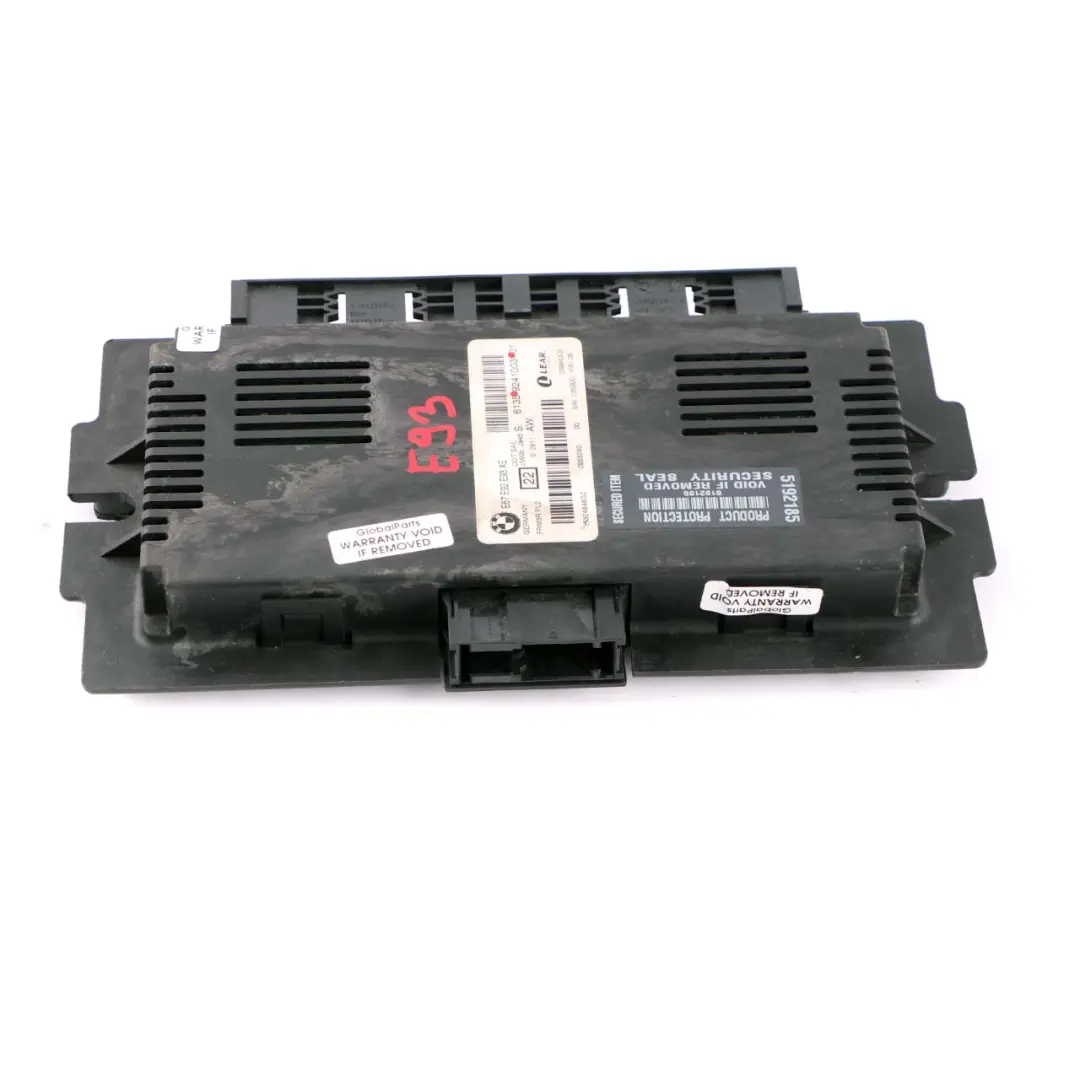 BMW E93 Light Control Footwell Module ECU Unit FRM3R PL2 Lear - SKU 9241003 - Part number 9241003