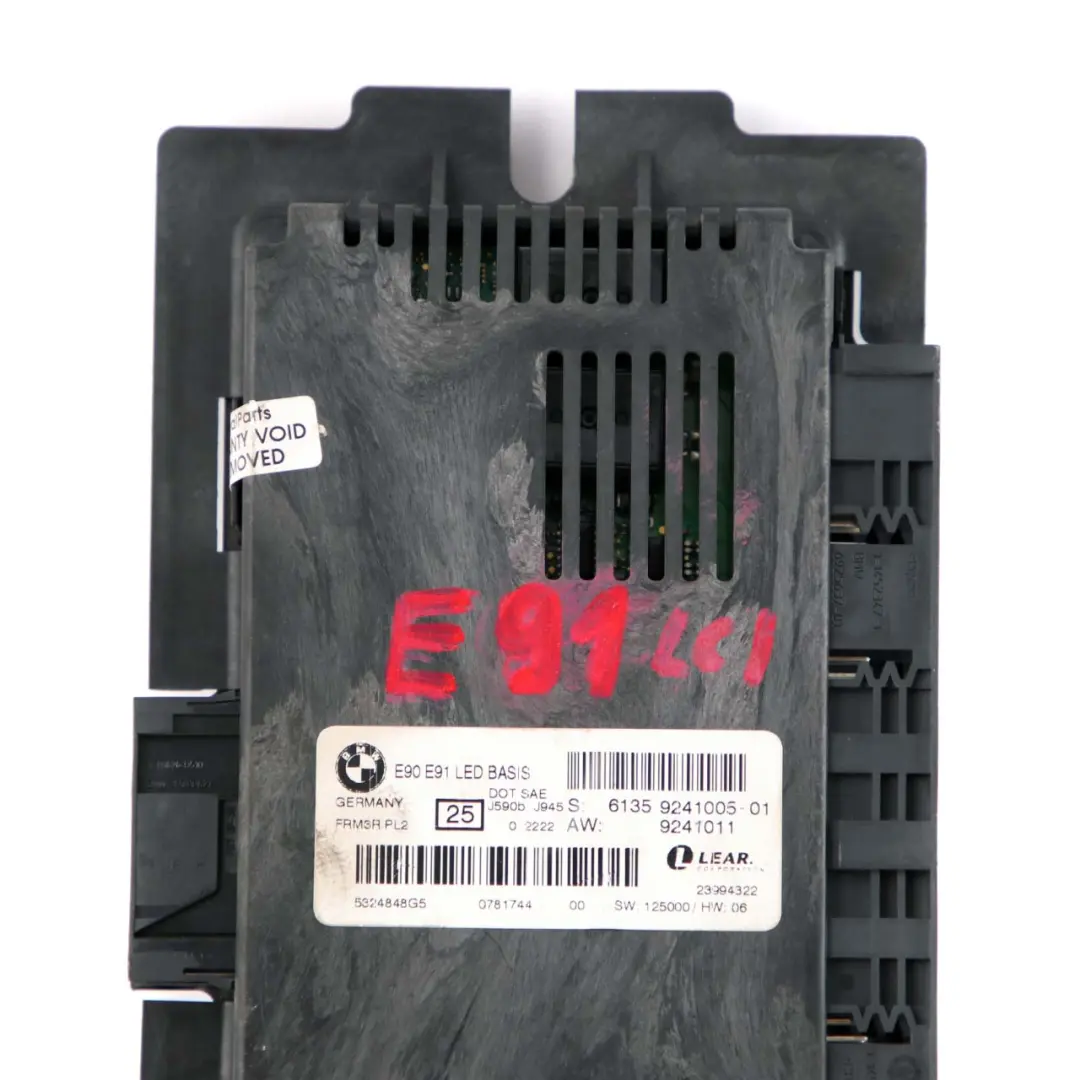 Footwell Light Control Module LCM LED Basis FRM3R PL2 to BMW 3 E91 LCI with Part number 9241005 BMW 3 E91 LCI Footwell Light Control Module LCM LED Basis FRM3R PL2 - SKU 9241005-1 - Part number 9241005