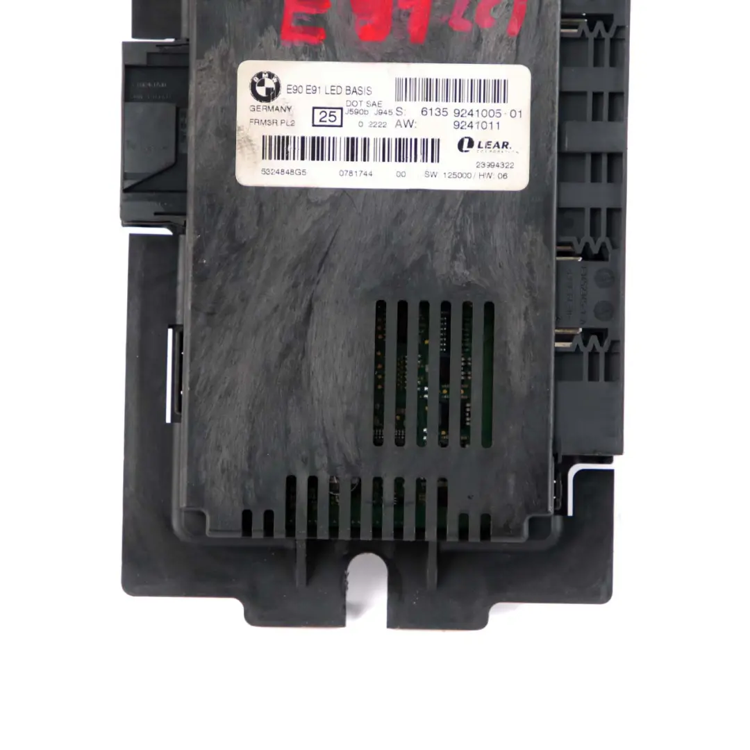BMW 3 E91 LCI Footwell Light Control Module LCM LED Basis FRM3R PL2 - SKU 9241005-1 - Part number 9241005