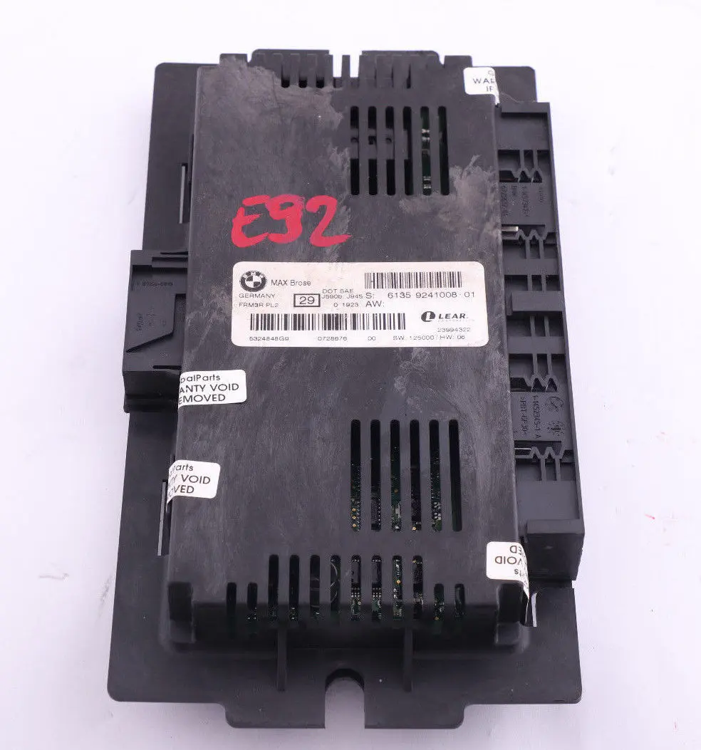Brose Footwell Light Module Control Unit ECU FRM3R to BMW 3 Series E92 Max with Part number 9241008 BMW 3 Series E92 Max Brose Footwell Light Module Control Unit ECU FRM3R - SKU 9241008 - Part number 9241008