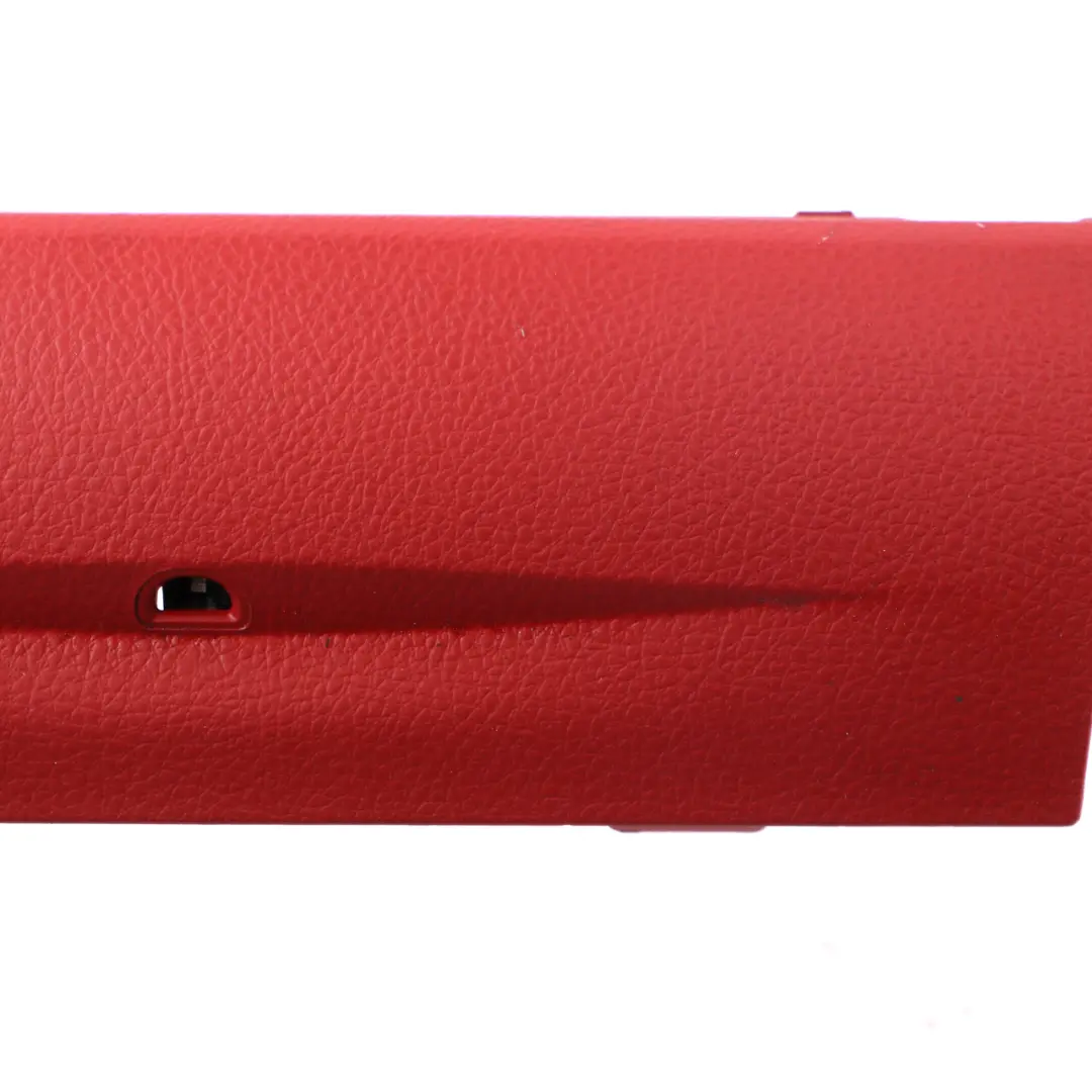 BMW F30 F31 F32 Cover Dash Trim Panel Centerstack Bottom Red - SKU 9241181-2 - Part number 9218562