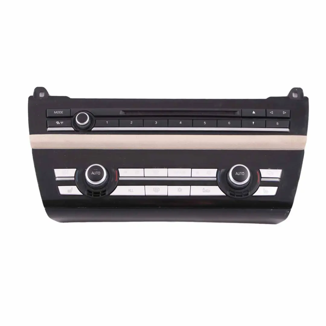 Radio Automatic Air Conditioning A/C Control Switch Unit Panel to BMW F10 with Part number 9241238 BMW F10 Radio Automatic Air Conditioning A/C Control Switch Unit Panel - SKU 9241238 - Part number 9241238