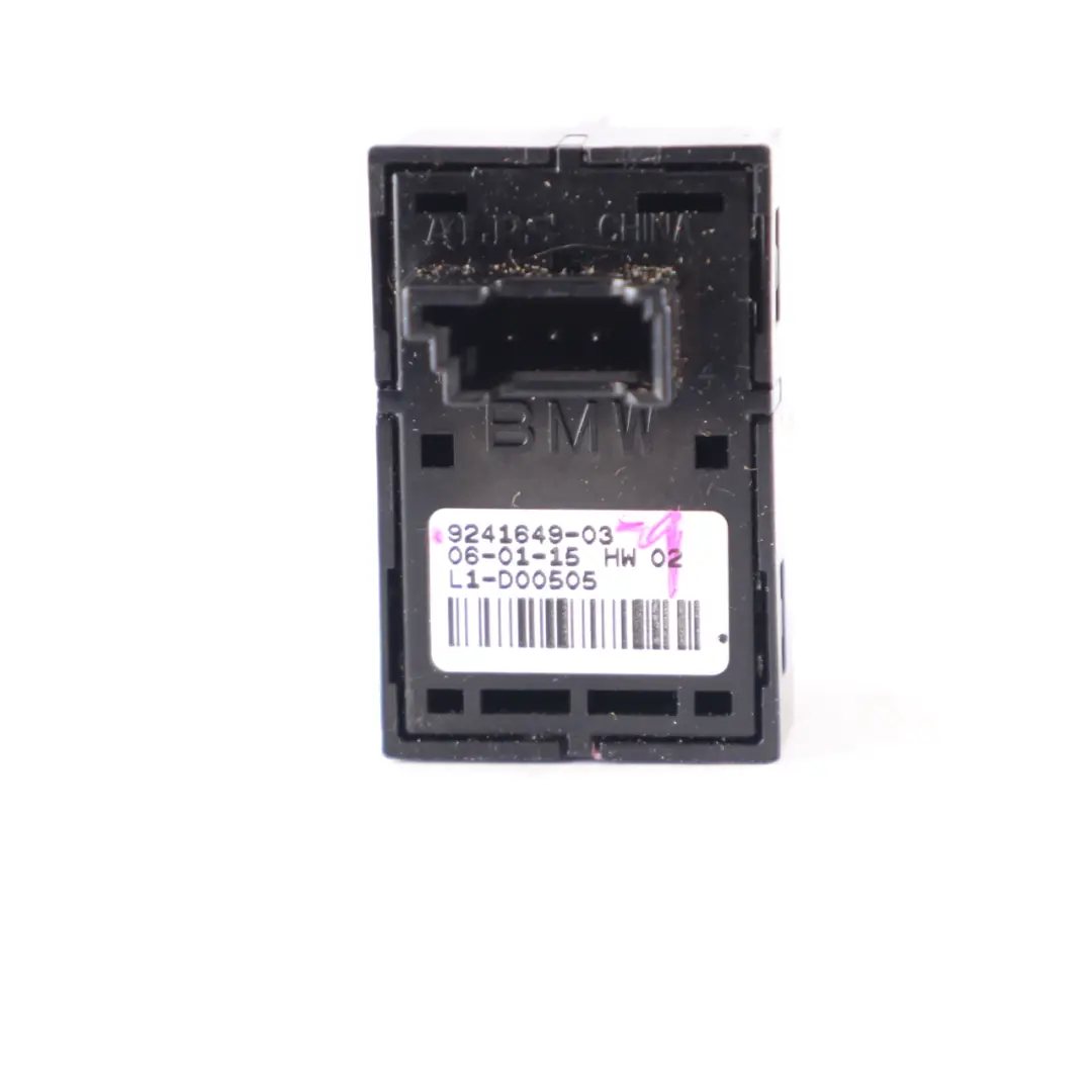 BMW 3 X3 X5 Reihe F30 F31 F15 F25 Schalter Fensterheber Schwarz Black 9361936 - SKU 9241649-1 - Teilenummer 9241649