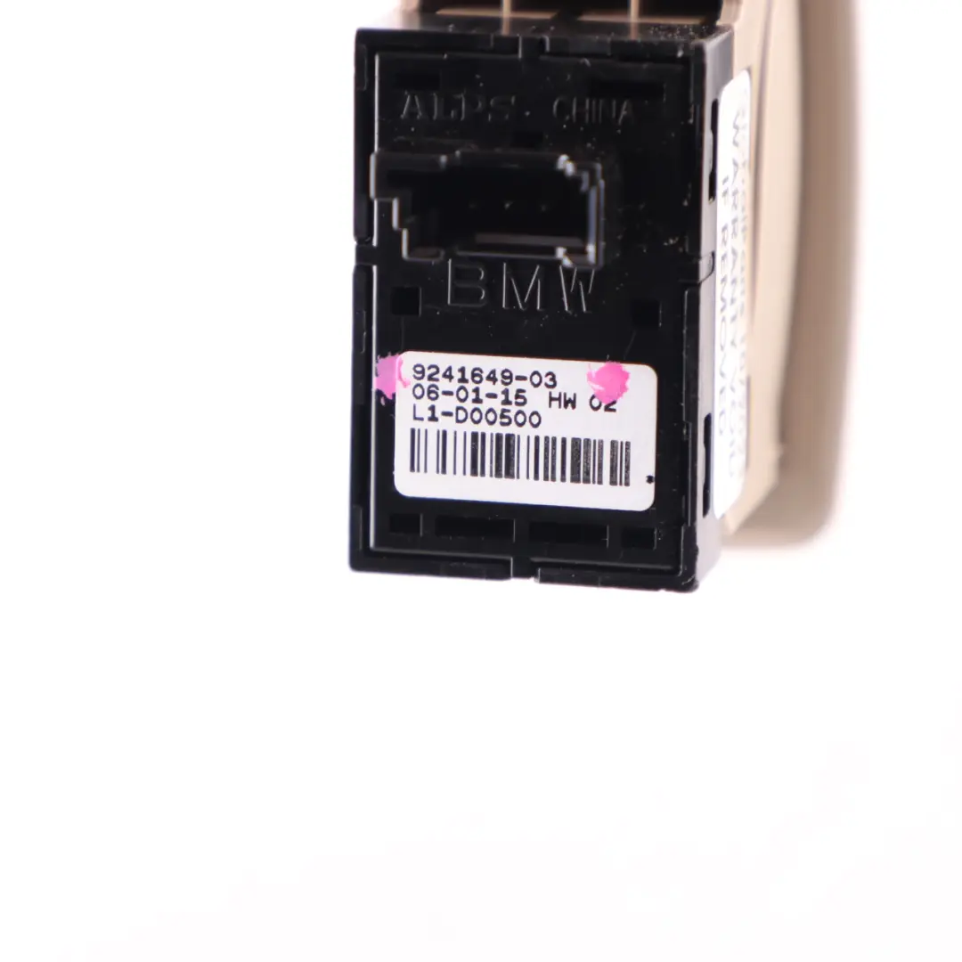 Window Lifter Switch BMW F30 F31 F34 F36 Control Button Oyster to with Part number 9241649 Window Lifter Switch BMW F30 F31 F34 F36 Control Button Oyster - SKU 9241649 - Part number 9241649
