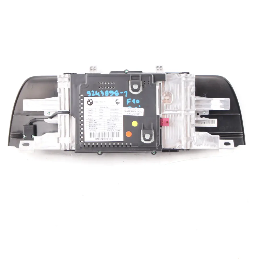  Display Informativo Centrale BMW F10 F11 LCI Schermo monitor di bordo 7" 9243896 - SKU 9241825 - Numero di parte 9241825
