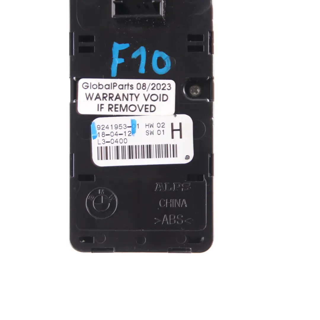 Fold Window Lifter Switch Control Operating to BMW F10 F11 Power with Part number 9241953 BMW F10 F11 Power Fold Window Lifter Switch Control Operating - SKU 9241953 - Part number 9241953