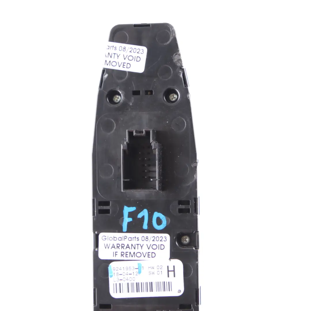 Fold Window Lifter Switch Control Operating to BMW F10 F11 Power with Part number 9241953 BMW F10 F11 Power Fold Window Lifter Switch Control Operating - SKU 9241953 - Part number 9241953