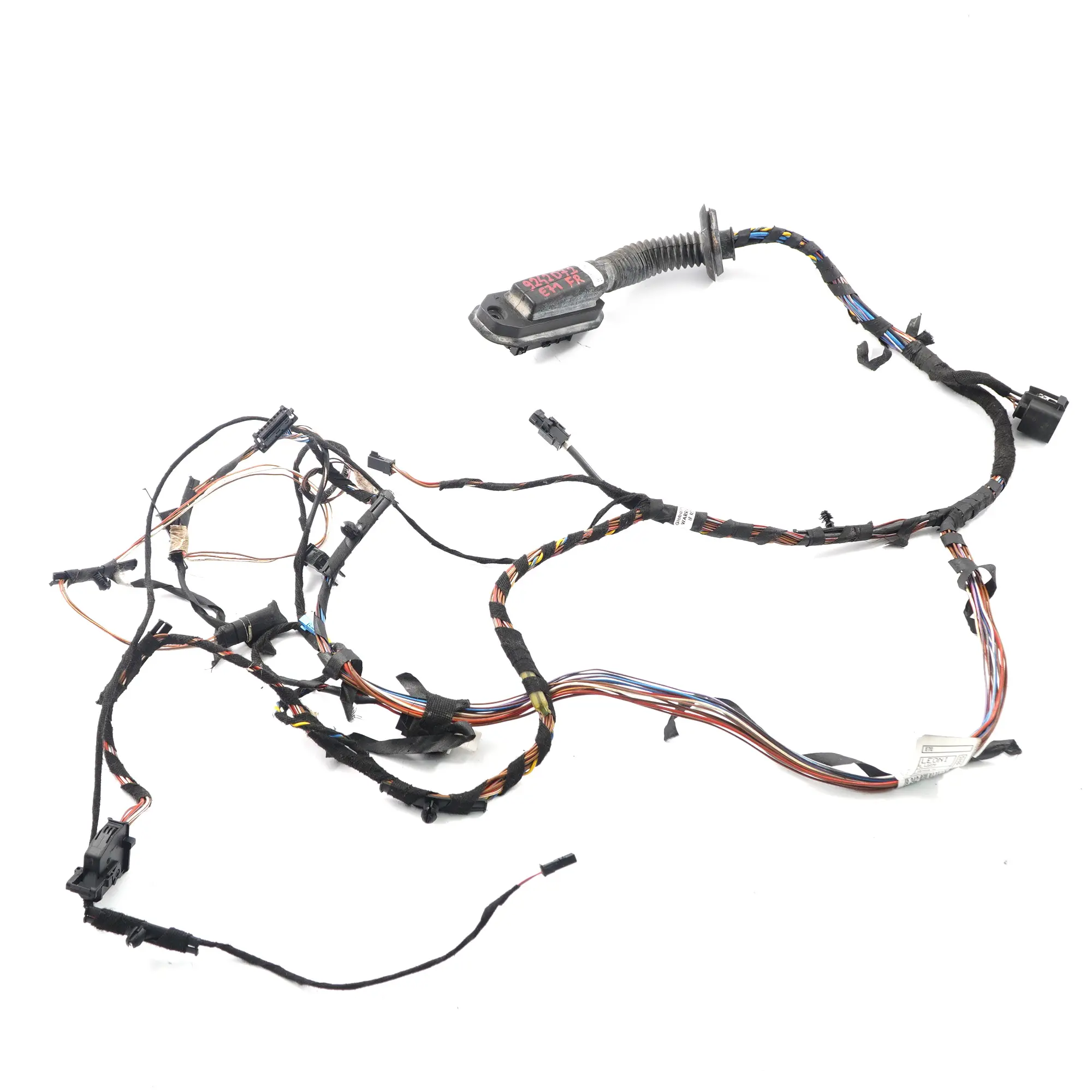 BMW X6 E71 Door Wiring Harness Loom Cables Driver's Side 9242072