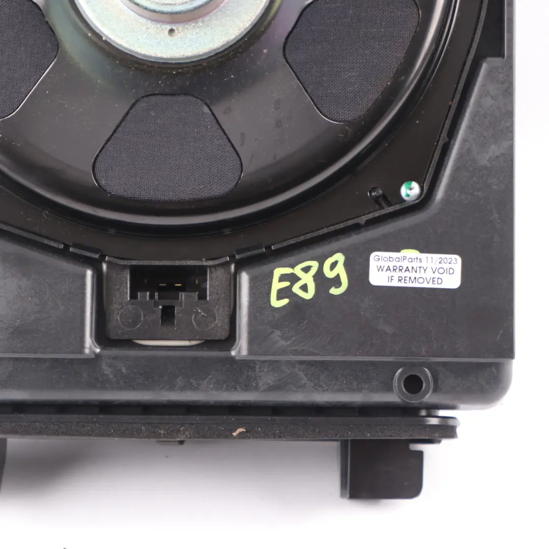 Central Bass Speaker Rear Centre Audio Woofer HiFi System to BMW Z4 E89 with Part number 9242125 BMW Z4 E89 Central Bass Speaker Rear Centre Audio Woofer HiFi System - SKU 9242125 - Part number 9242125