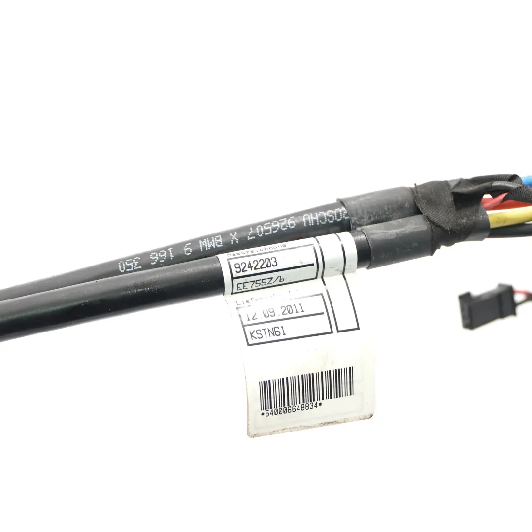  Cableado BMW F12 F13 F06 Juego De Cables Para Freno De Mano Eléctrico - SKU 9242204 - Número de pieza 9242204