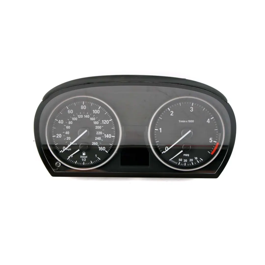 BMW 3 Series E90 E91 E92 Diesel Manual Instrument Speedometer Clocks 9242373 - SKU rhd-9242373 - Part number 9316154