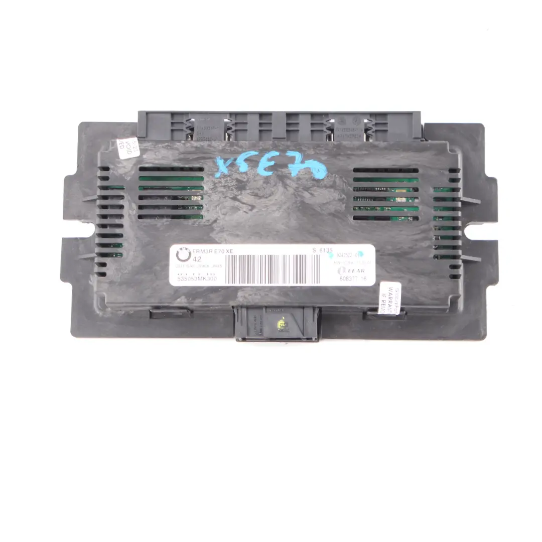 BMW X5 E70 Module Éclairage Plancher Unité Commande ECU FRM II MAX Lear - SKU 9242522 - Numéro de pièce 9242522