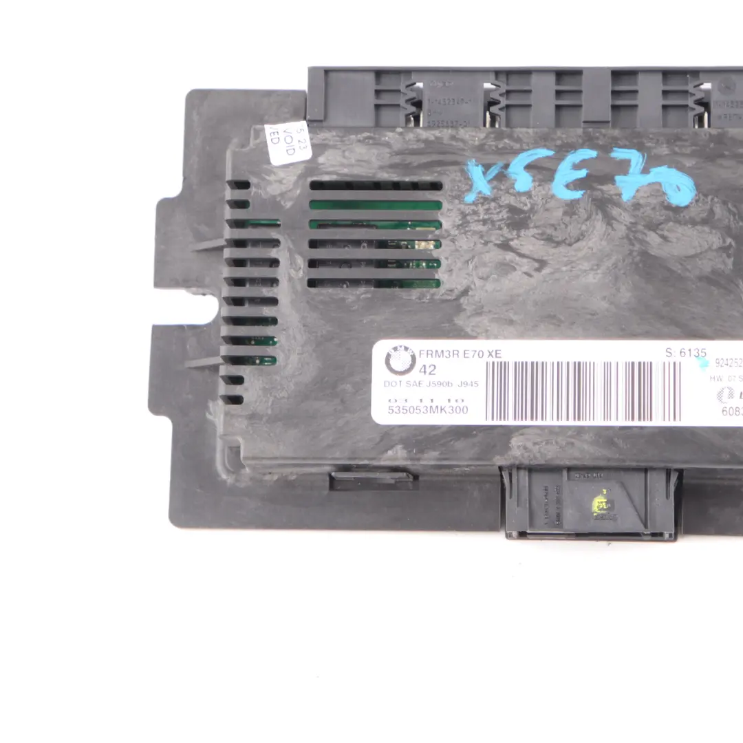 Módulo Luz Unidad Control De Los Pies ECU FRM II MAX Lear para BMW X5 E70 con número de pieza 9242522 BMW X5 E70 Módulo Luz Unidad Control De Los Pies ECU FRM II MAX Lear - SKU 9242522 - Número de pieza 9242522
