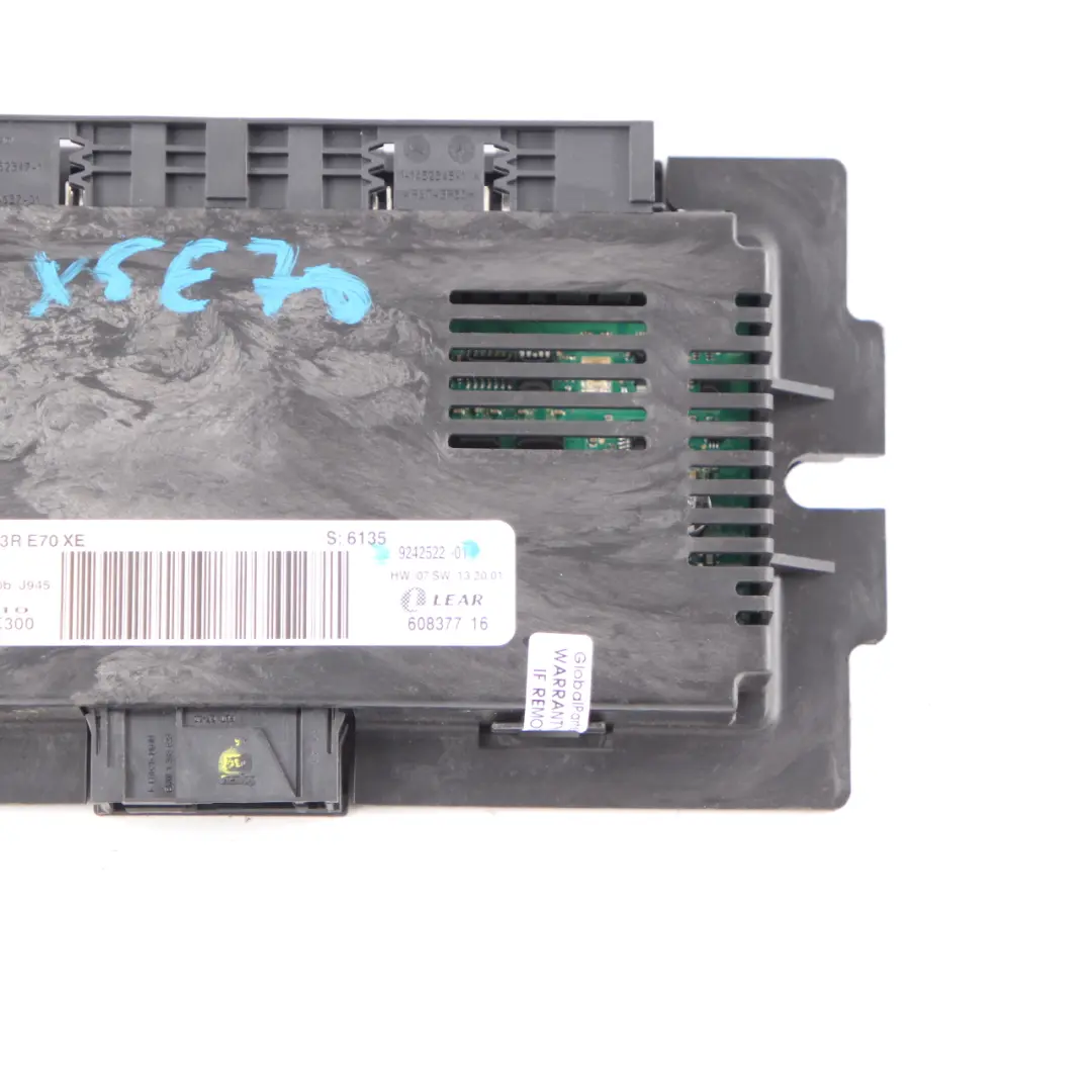 BMW X5 E70 Light Module Footwell Control Unit ECU FRM II MAX Lear - SKU 9242522 - Part number 9242522