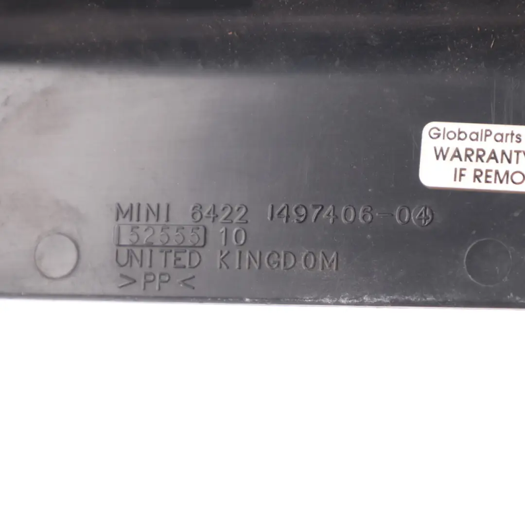 Paraurti Posteriore Sfiato Aria Copertura 1497406 per Mini R50 R52 R53 R56 R60 con numero di parte 9242797 Mini R50 R52 R53 R56 R60 Paraurti Posteriore Sfiato Aria Copertura 1497406 - SKU 9242797-2 - Numero di parte 9242797