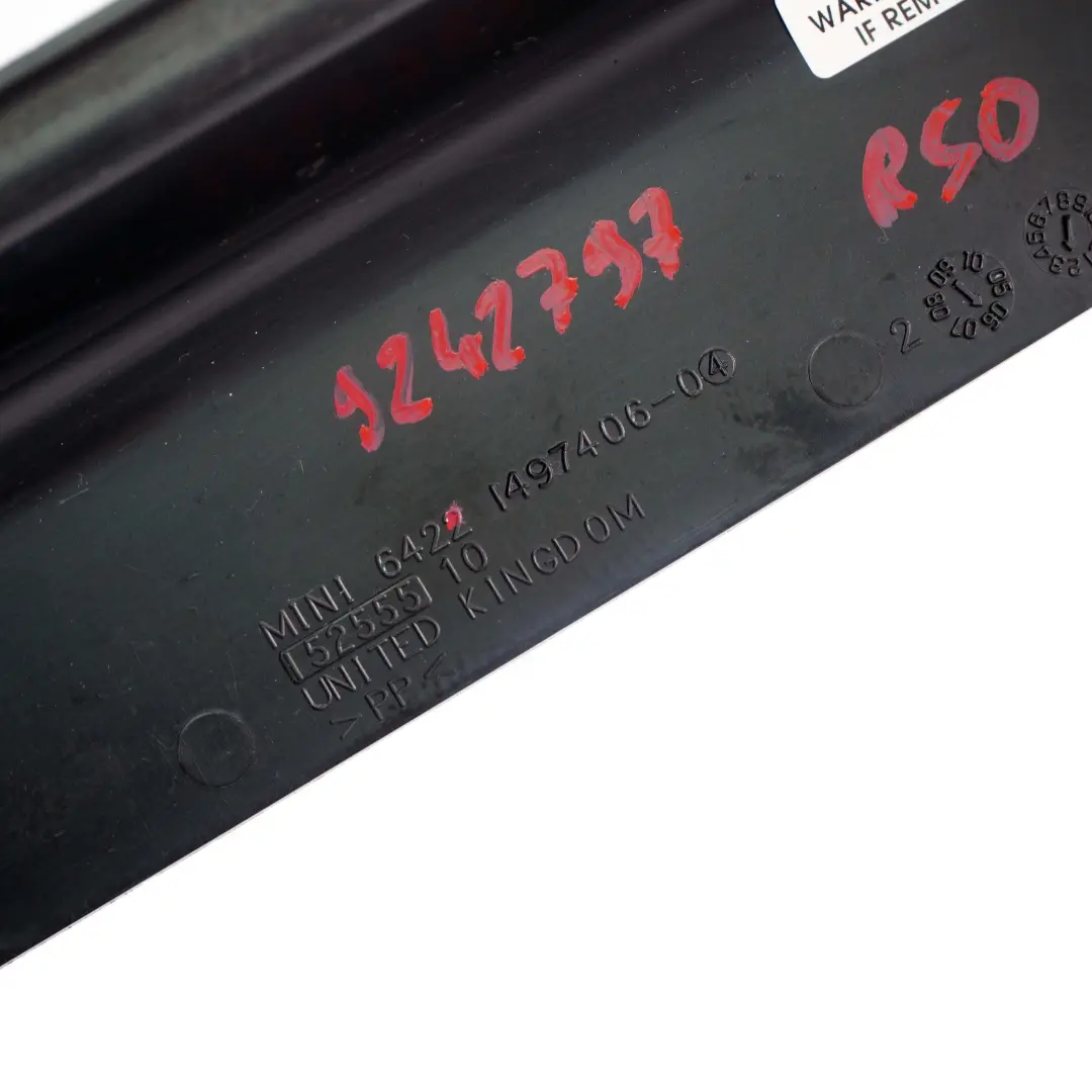 Mini R50 R52 R56 R60 Osłona odpowietrznik zderzak - SKU 9242797 - Numer Części 9242797
