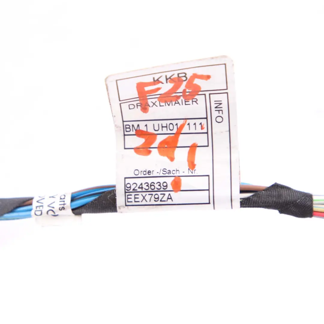 Cavo Interruttore BMW X3 F25 X4 F26 Blocco Controllo Cablaggio Harness per con numero di parte 9243639 Cavo Interruttore BMW X3 F25 X4 F26 Blocco Controllo Cablaggio Harness - SKU 9243639 - Numero di parte 9243639