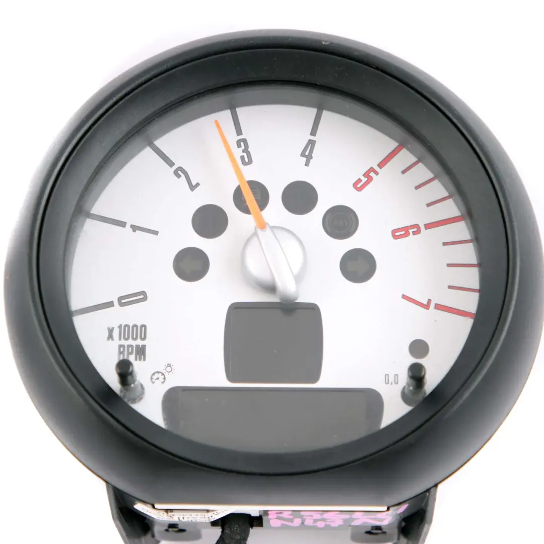 Tachometer Gauge Revolution Counter Silver to Mini Cooper D R55 R56 W16 with Part number 9243872 Mini Cooper D R55 R56 W16 Tachometer Gauge Revolution Counter Silver - SKU 9243872 - Part number 9243872