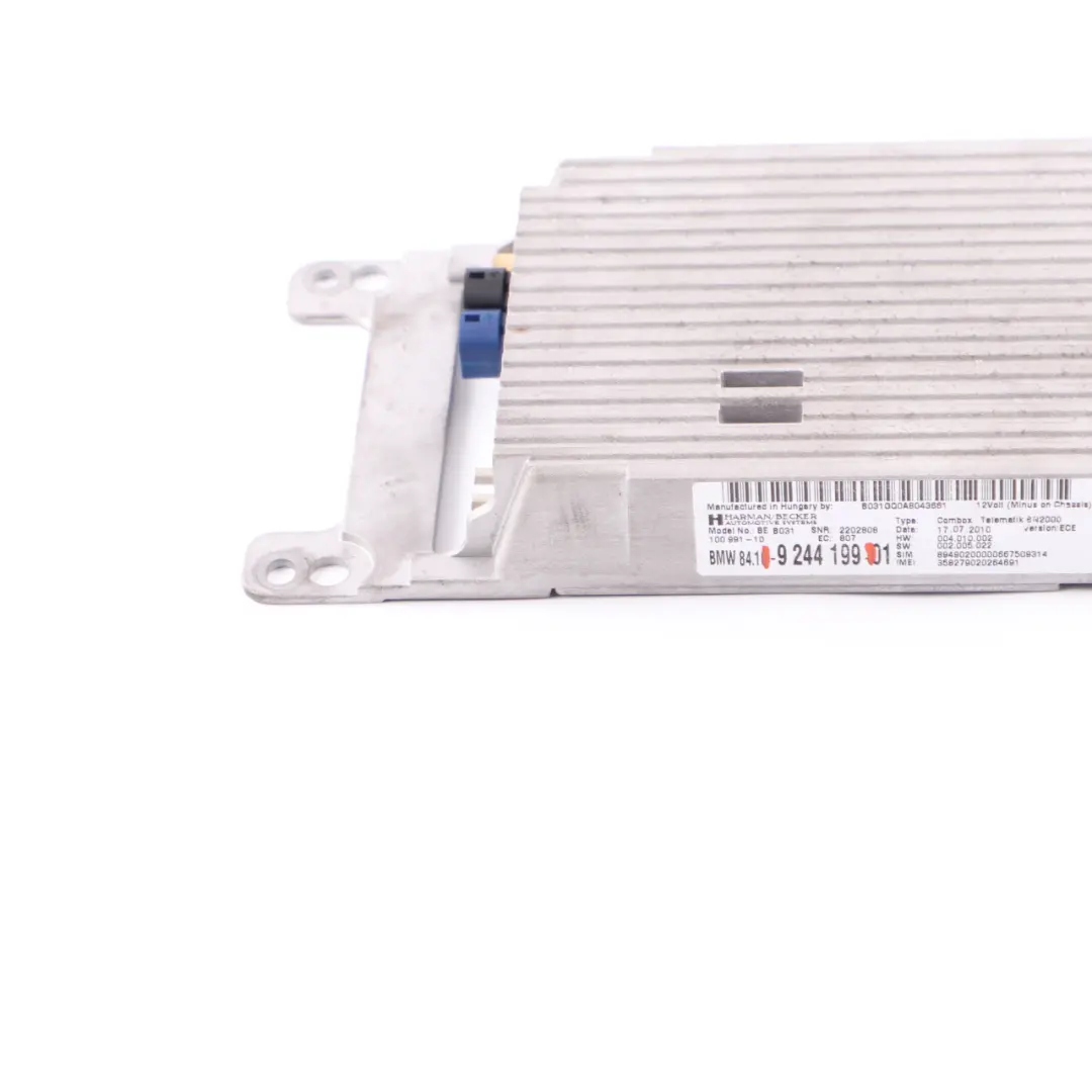 Telematics Module Bluetooth Combox Telematik Phone Module to BMW E92 E84 with Part number 9244199 BMW E92 E84 Telematics Module Bluetooth Combox Telematik Phone Module - SKU 9244199 - Part number 9244199