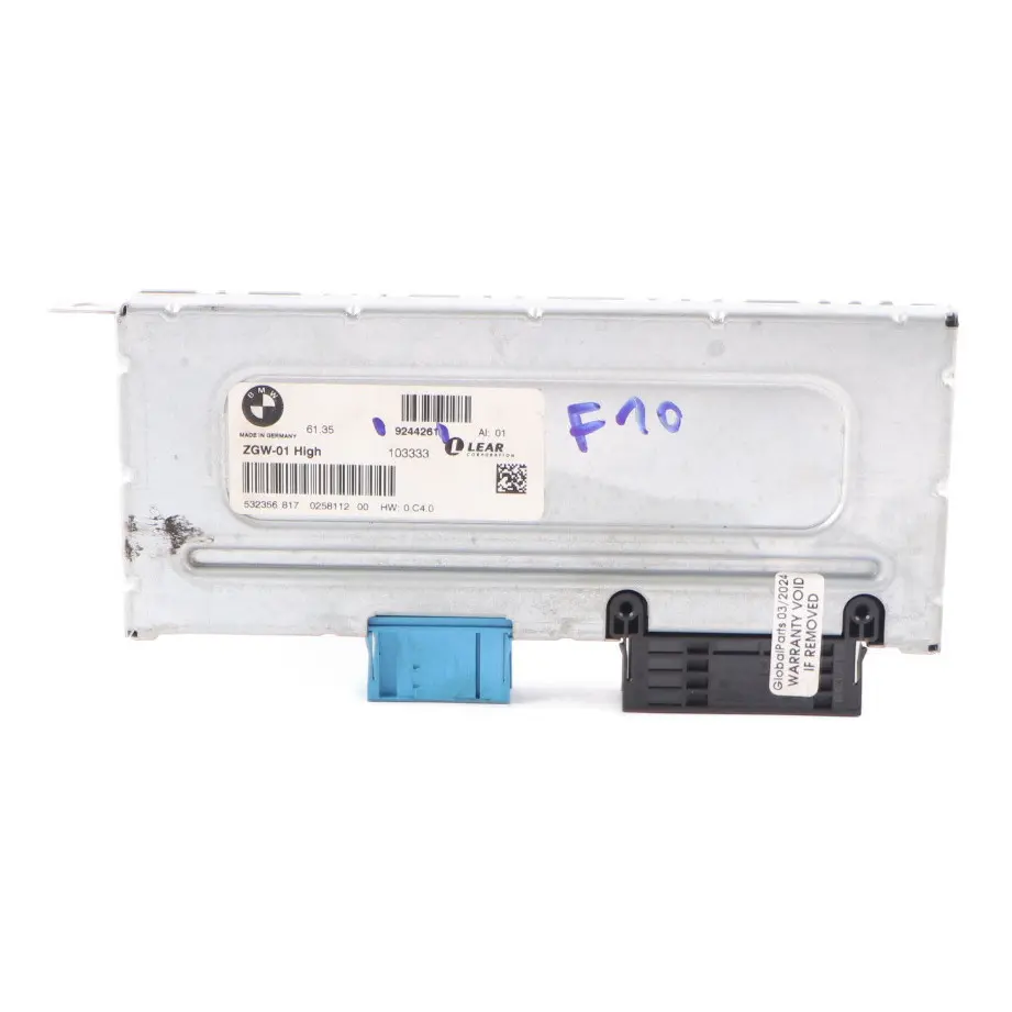 Moduł Sterownik Gateway ZGW 01 do BMW F10 o numerze 9244261 BMW F10 Moduł Sterownik Gateway ZGW 01 - SKU 9244261 - Numer Części 9244261