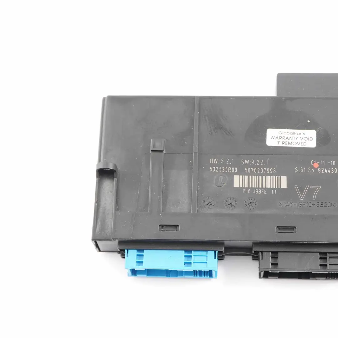  Module contrôle carrosserie BMW F11 ECU Junction Box 3 PL6 JBBFE III V7 - SKU 9244394 - Numéro de pièce 9244394