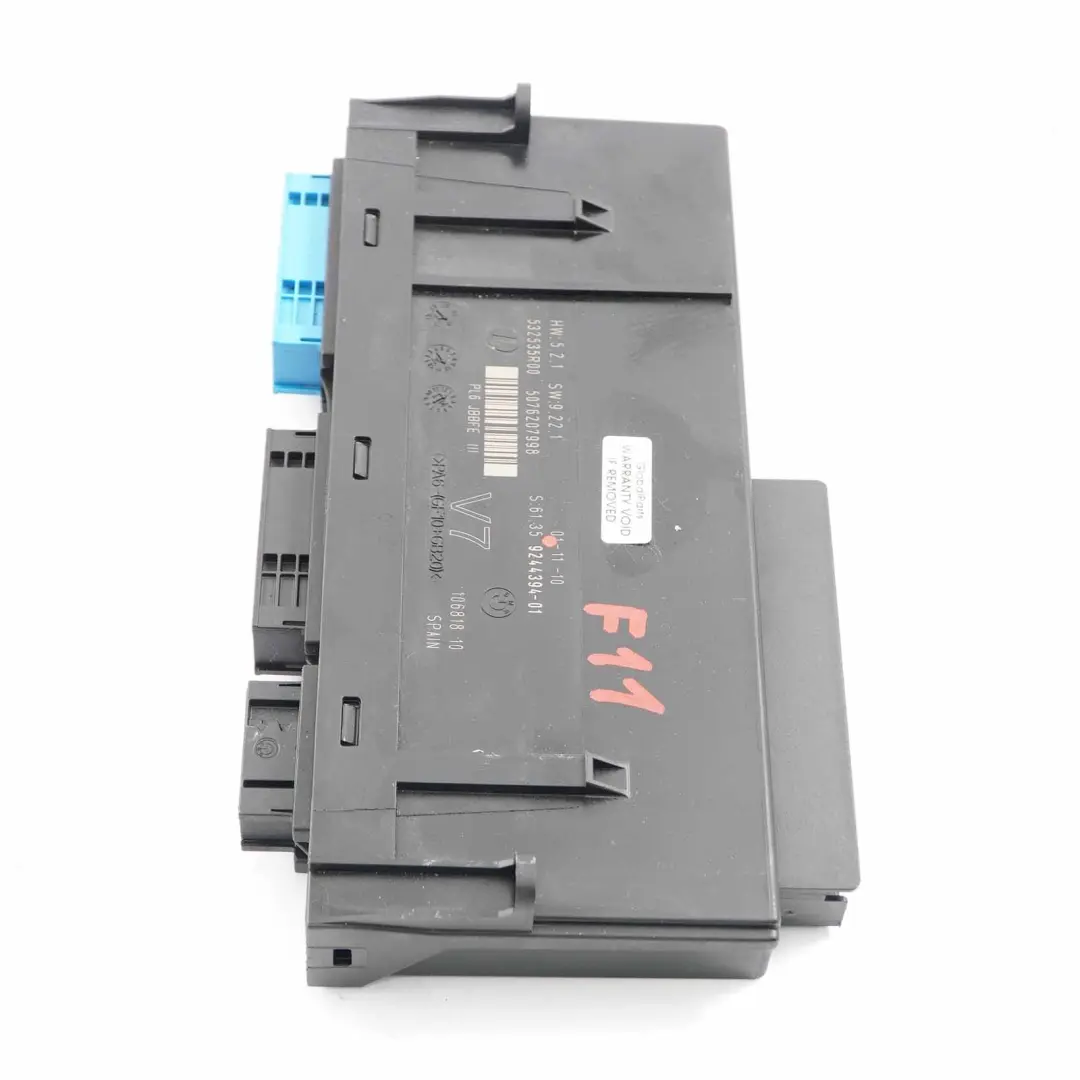  Body Control Module BMW F11 ECU Junction Box 3 PL6 JBBFE III V7 - SKU 9244394 - Part number 9244394