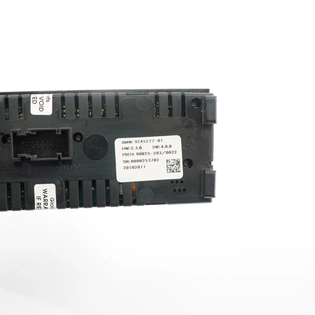 BMW F10 F10 Air Conditioning Switch Panel A/C Climate Control Unit - SKU 9245277 - Part number 9245277