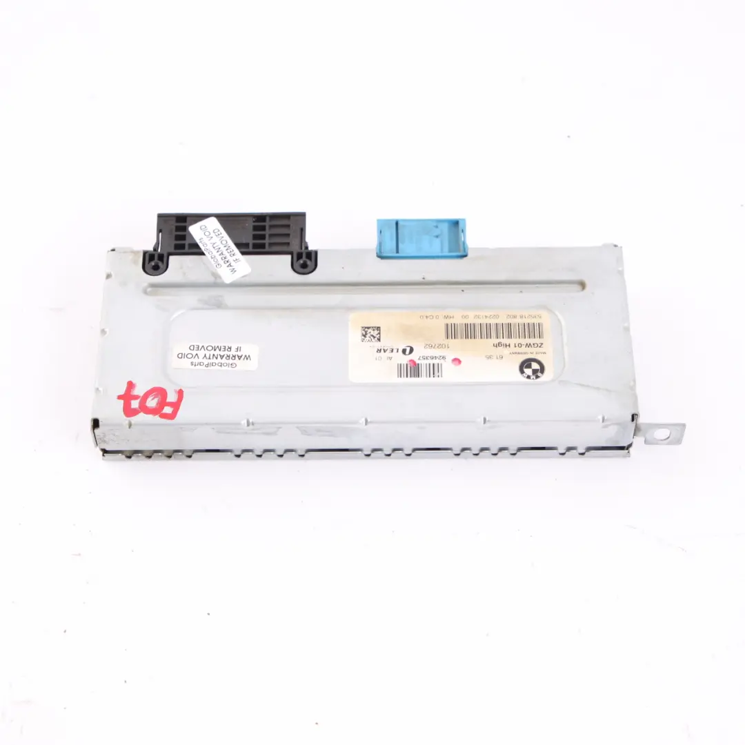 BMW F07 GT Central Gateway Module ECU Control Unit Lear ZGW-01 High - SKU 9246357 - Part number 9246357