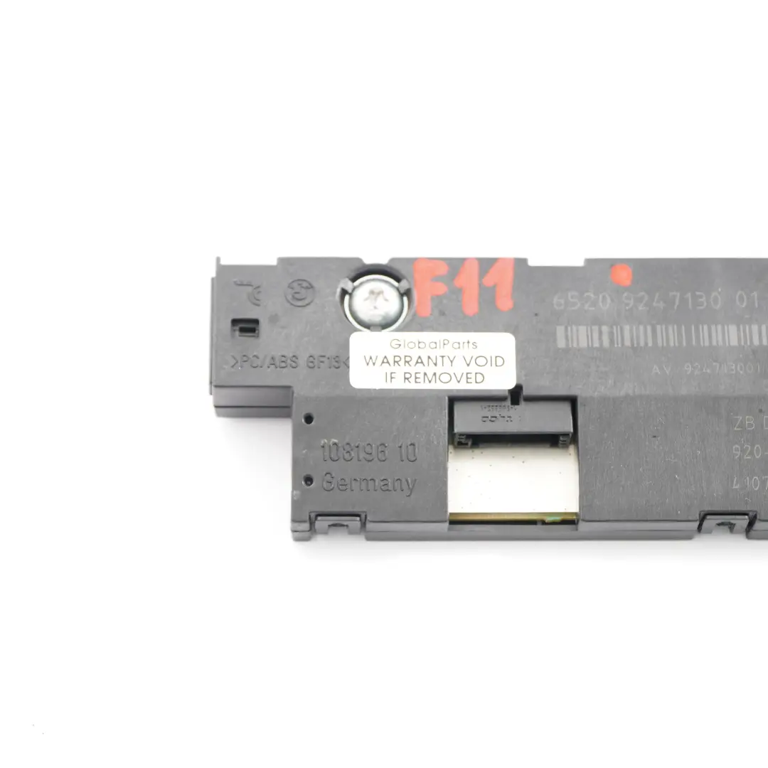 Wzmacniacz Anteny Diversity 868 MHz do BMW F11 Kombi o numerze 9247130 BMW F11 Kombi Wzmacniacz Anteny Diversity 868 MHz - SKU 9247130 - Numer Części 9247130