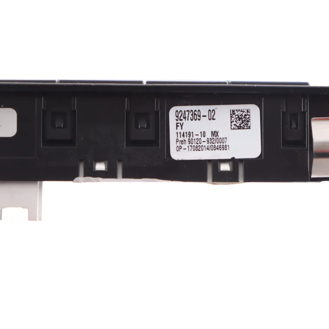 Switch Panel BMW F01 F10 F11 Lane Assist Departure Driver to with Part number 9247369 Switch Panel BMW F01 F10 F11 Lane Assist Departure Driver - SKU 9247369 - Part number 9247369