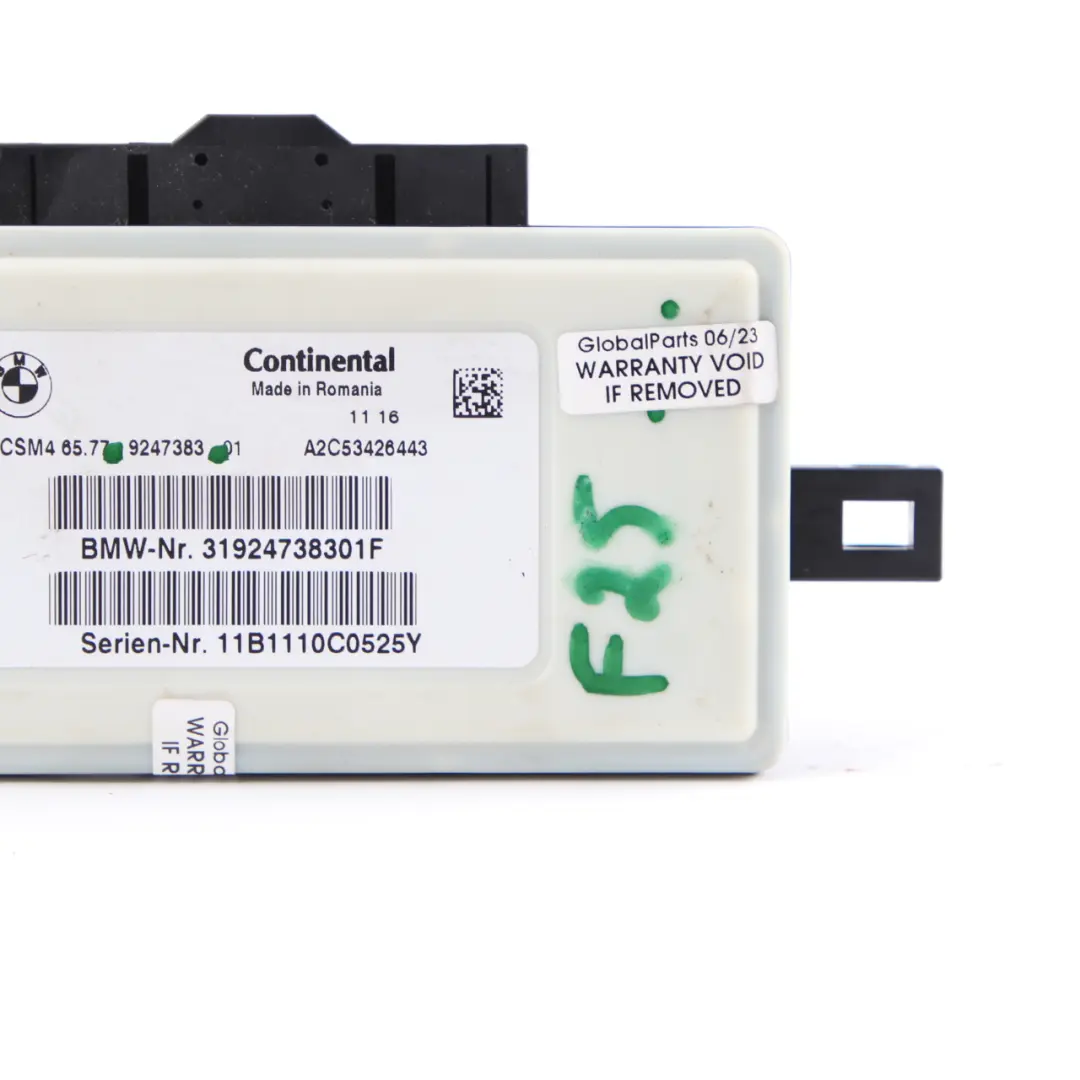  Luft Modul Steuerung BMW X3 F25 F12 F13 Luft Modul Einheit ECU - SKU 9247383 - Teilenummer 9247383