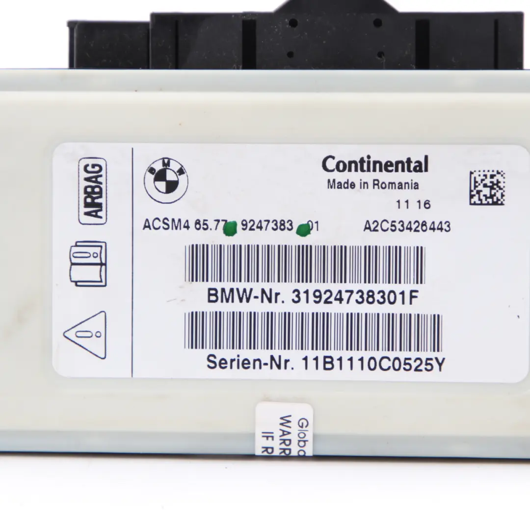 Module Control BMW X3 F25 F12 F13 Air Module Unit ECU to Air with Part number 9247383 Air Module Control BMW X3 F25 F12 F13 Air Module Unit ECU - SKU 9247383 - Part number 9247383