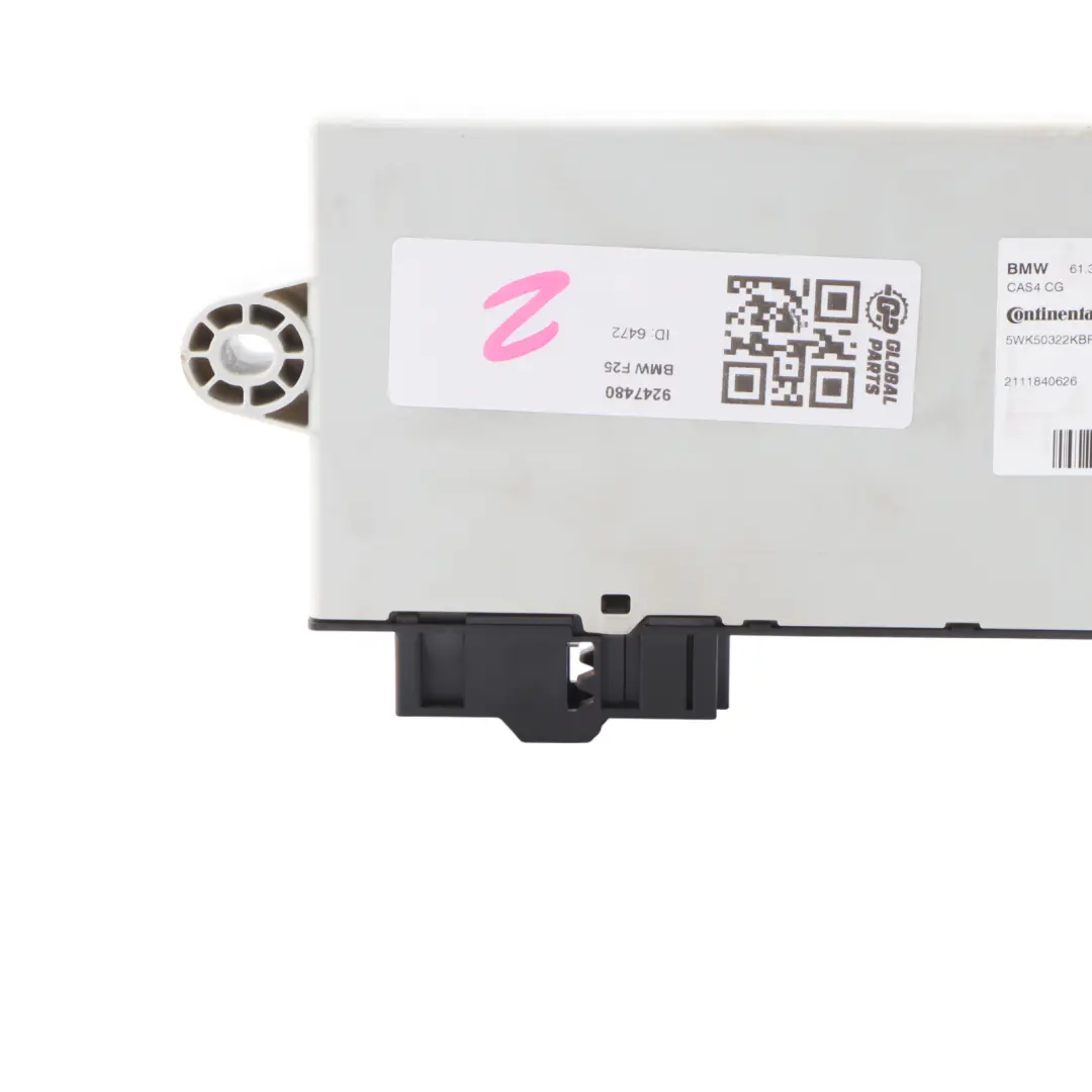CAS4 Key Reading Module Unit Control ECU 6809374 BMW X3 F25 - SKU 9247480 - Part number 9247480