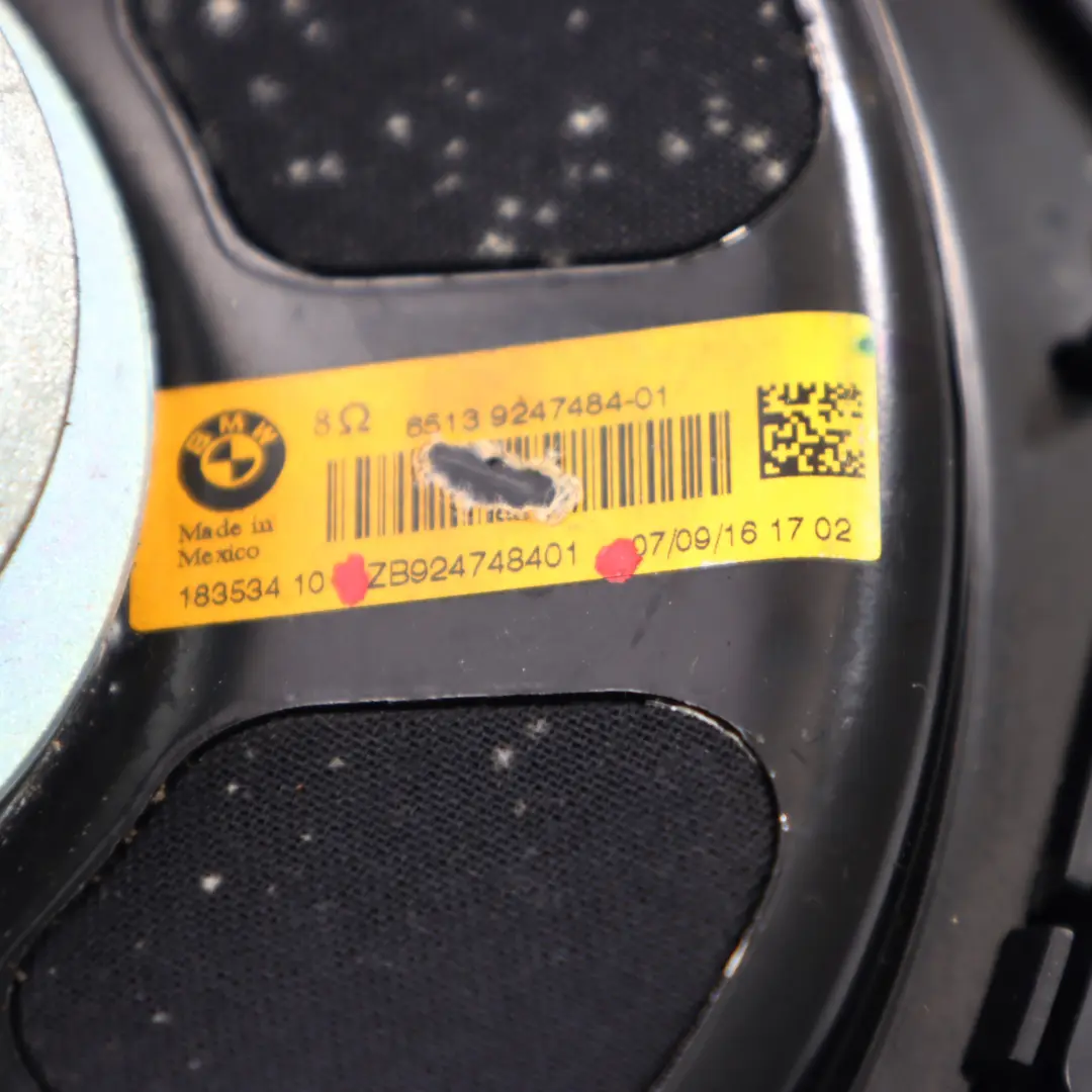 BMW X4 F26 X6 F16 Central Woofer Top HiFi Harman Kardon Surround System - SKU 9247484 - Part number 9247484