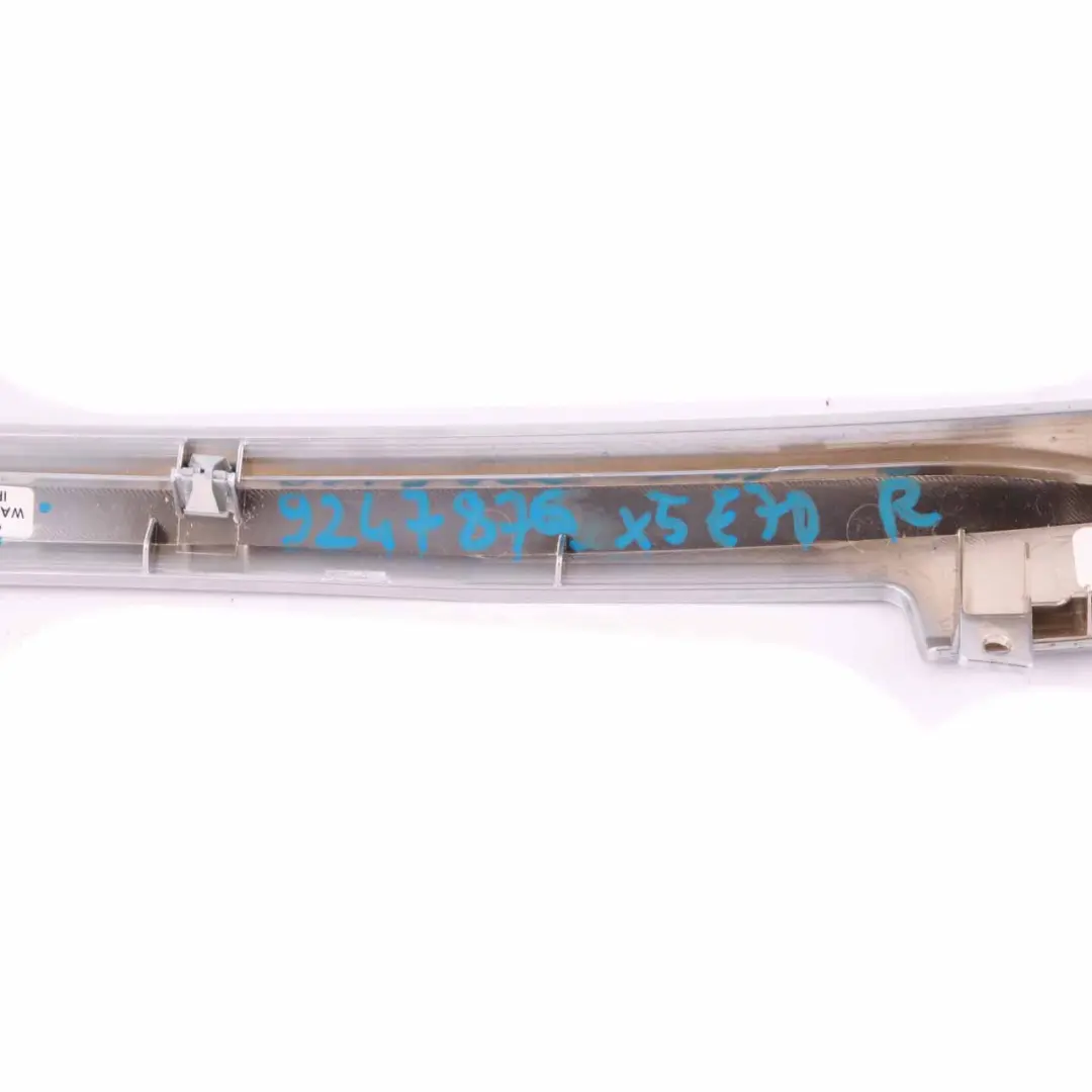  Centre Console Trim BMW X5 E70 X6 E71 Right O/S Strip Panel Aluminium - SKU 9247876 - Part number 9247876