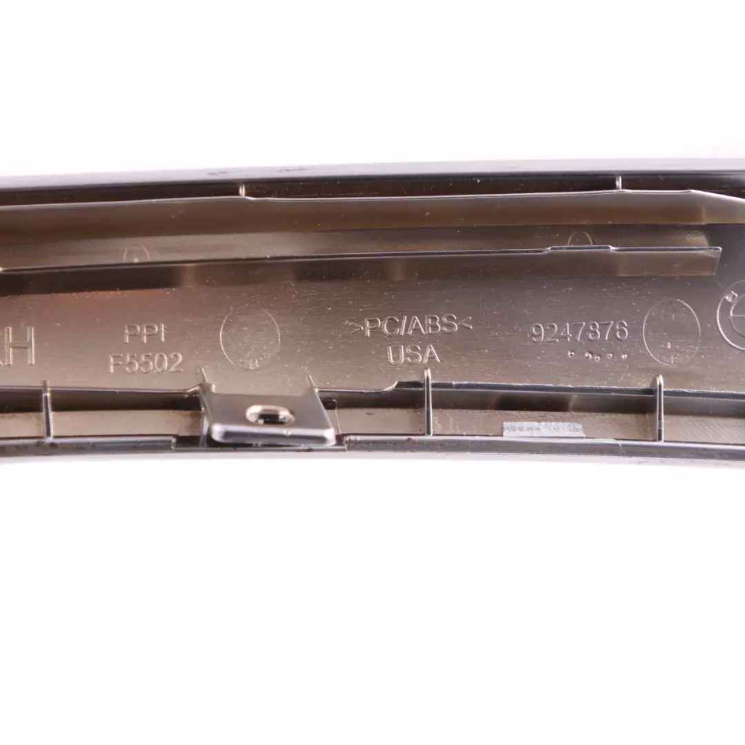 Centre Console Trim BMW X5 E70 X6 E71 Right O/S Strip Panel Aluminium to with Part number 9247876 Centre Console Trim BMW X5 E70 X6 E71 Right O/S Strip Panel Aluminium - SKU 9247876 - Part number 9247876