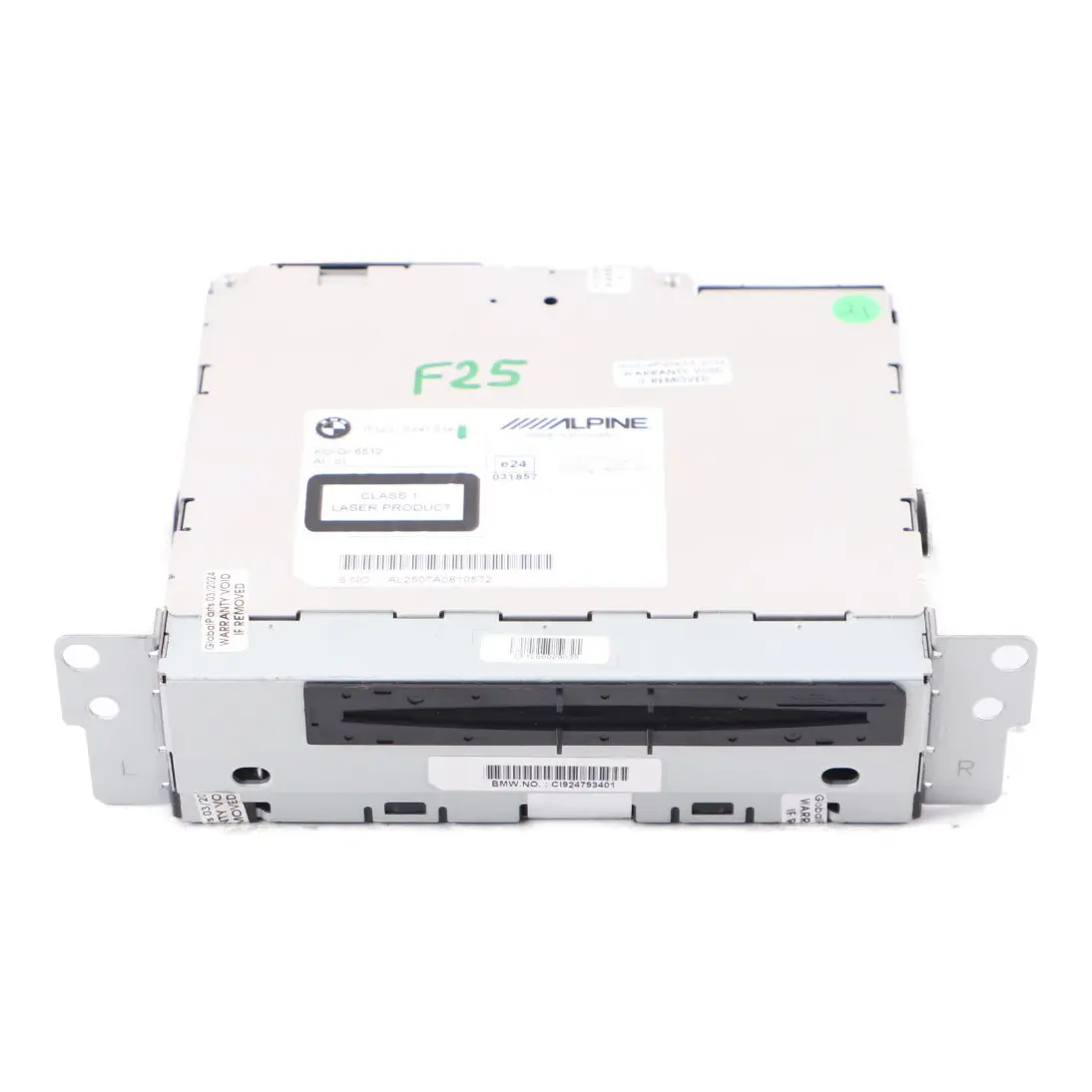 BMW X3 F25 Autoradio Lettore CD Navigatore Sat Nav Alpine 9247934